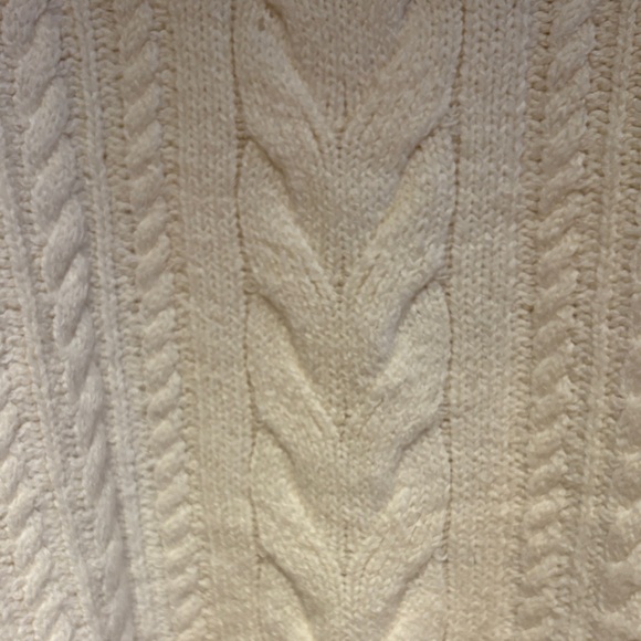 Pilcro Cream Cable Knit Sweater - Picture 5 of 9